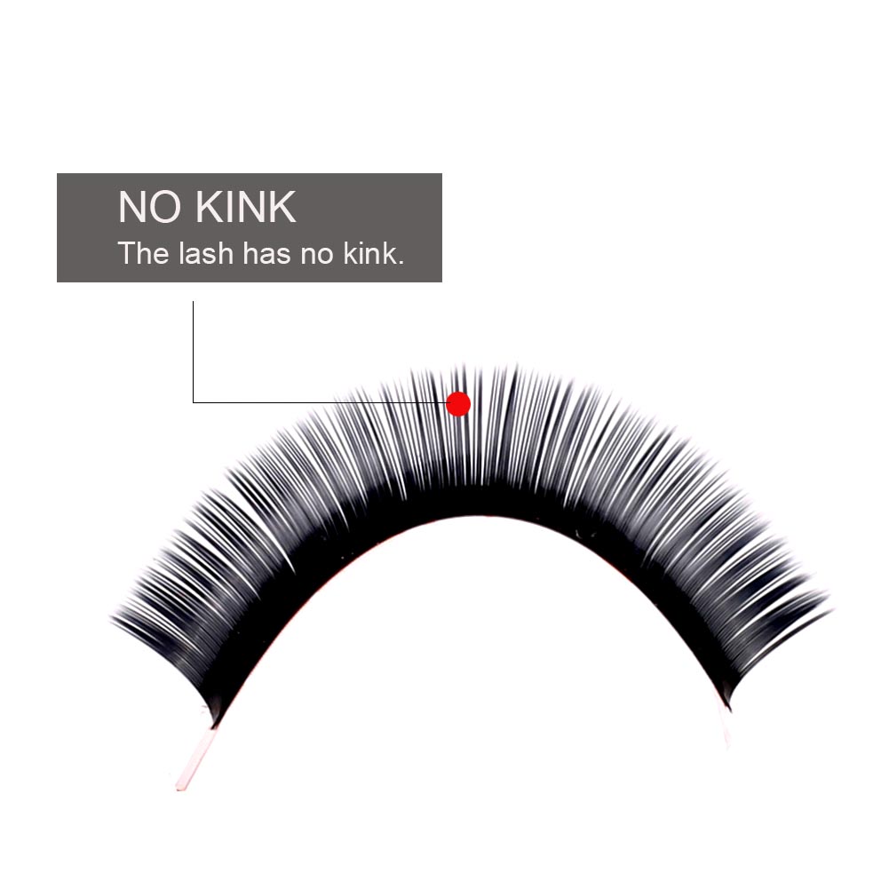 Permanent silk eyelash extensions mink lash SN12